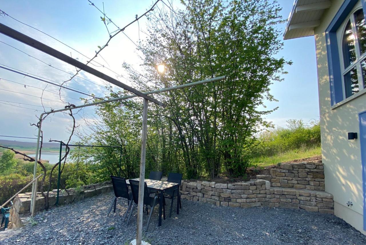 Weinbergshaus Mit Blick Auf'S Wasser Salzatal Zewnętrze zdjęcie